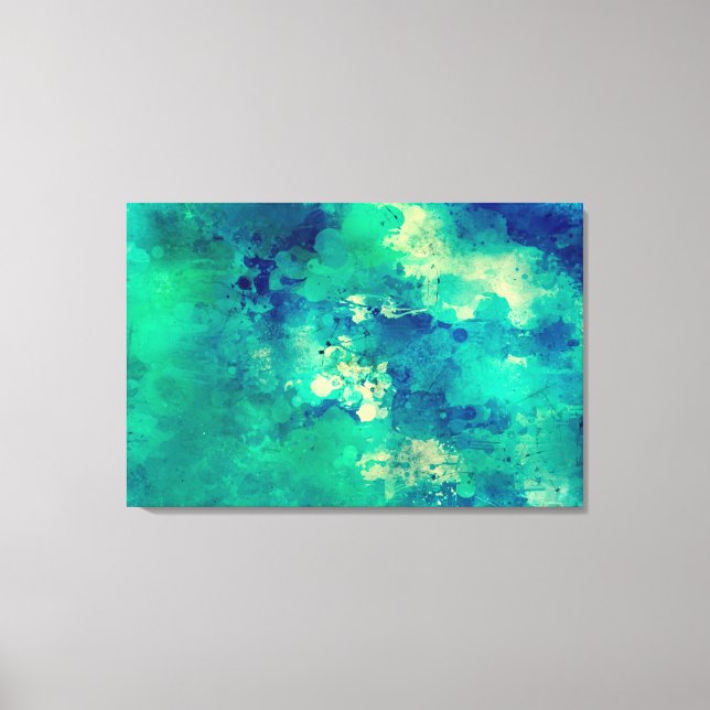Abstract Art "Deep Ocean"  Canvas Print (Front)