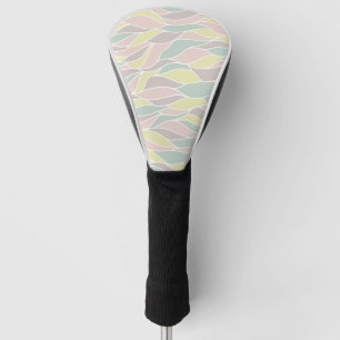 Abstract Art Delicate Colours Girly Waves Nature Golf Head Cover