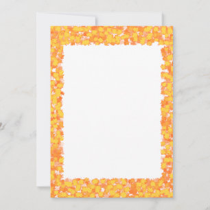 Abstract Art Design Autumn Foliage DIY Card