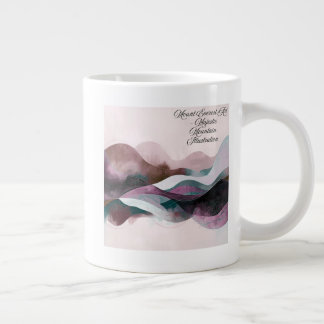 Abstract Art Design | Modern Minimalist Large Coffee Mug