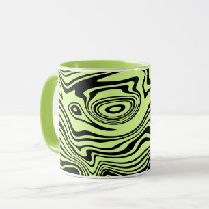 Abstract Art Design Mug - Your Colours - Green