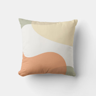 Abstract Art Design Orange Cushion