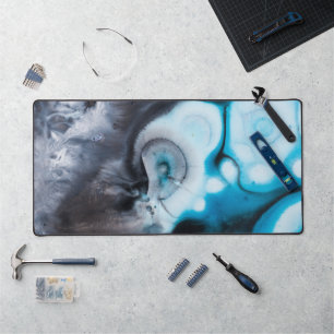 Abstract art desk mat
