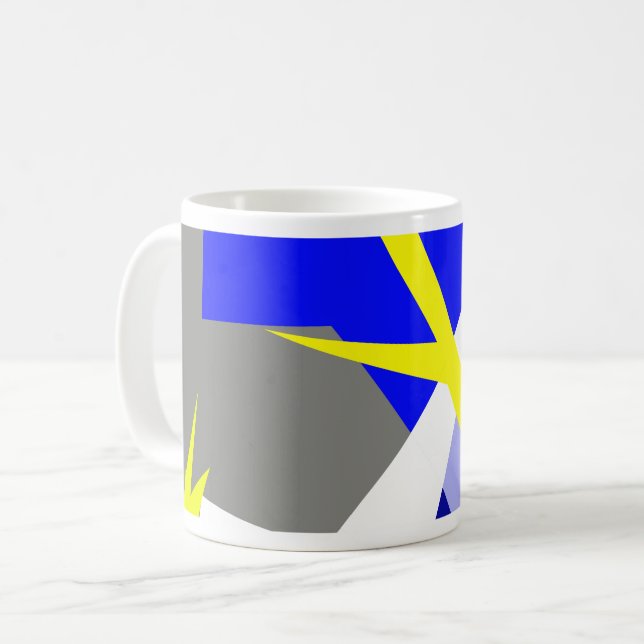 Abstract Art Energy Coffee Mug (Front Left)
