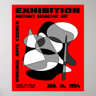 Abstract Art Exhibition Poster #3