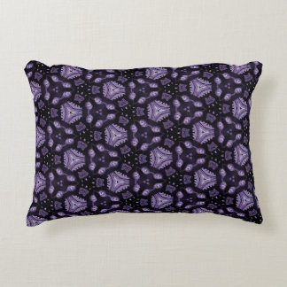 Abstract art eyes and diamond watercolour pattern  decorative cushion