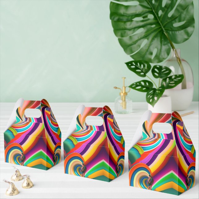 Abstract Art Favour Boxes – Modern Party Favour Bo (Multiple)