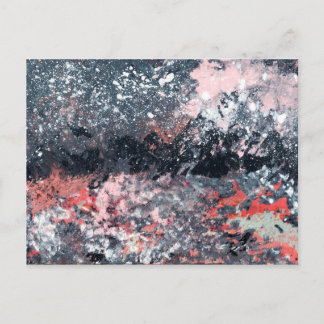 Abstract Art - Festive Dance Postcard