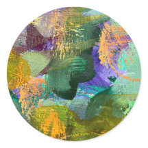 Abstract Art Field of Flowers