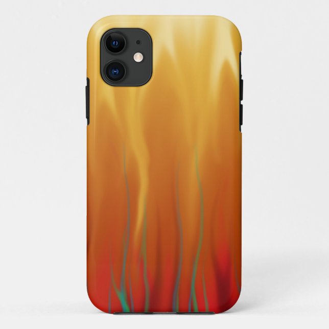 Abstract Art - Fire - Background Flames Case-Mate iPhone Case (Back)