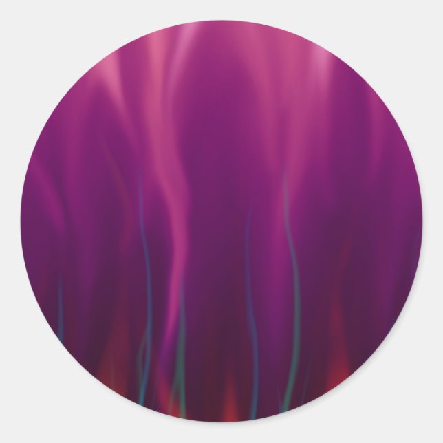 Abstract Art - Fire - Flames Sticker (Front)