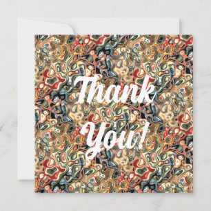 Abstract Art Flat Greeting Card