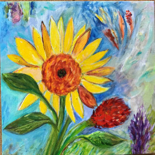 Abstract art Floral Baby Bodysuit