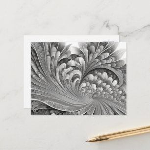 abstract art flower holiday postcard