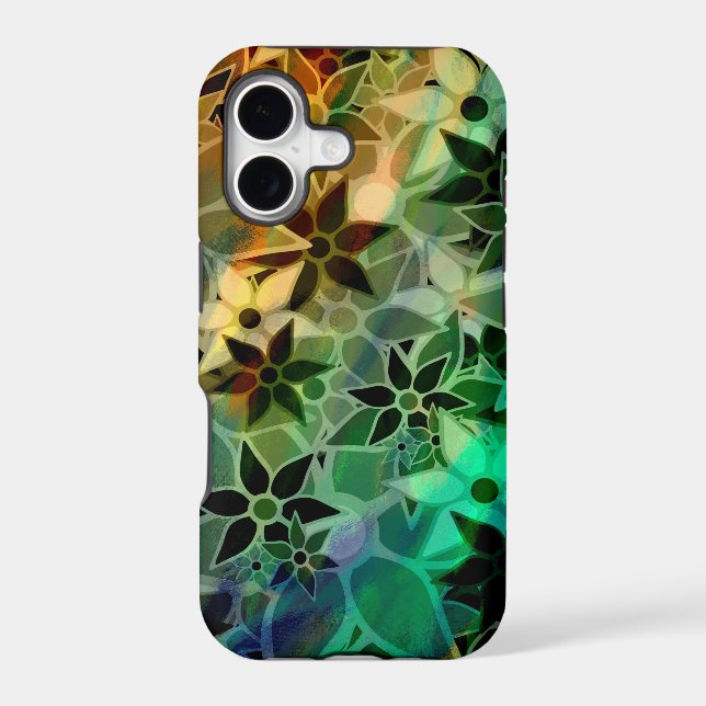 Abstract Art Flower Pattern (Back)
