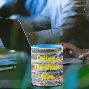 Abstract Art for Chaos Cure Coffee Mug Cup