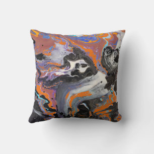 Abstract Art for Halloween Cushion
