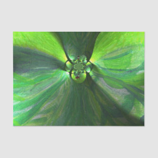 Abstract Art Foxes Green Leaves Tissue Paper
