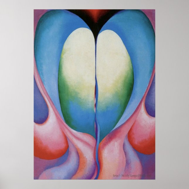 Abstract Art - Georgia O'Keeffe Poster (Front)