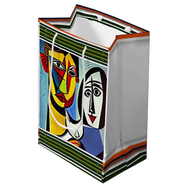 Abstract Art Gift Bag (Front Angled)
