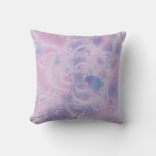Abstract Art Glowing Pink Cushion