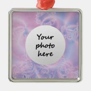 Abstract Art Glowing Pink Metal Tree Decoration