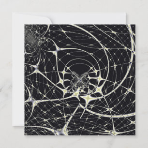 Abstract Art Golden Spiderweb