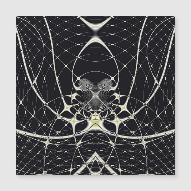Abstract Art Golden Spiderweb (Front)
