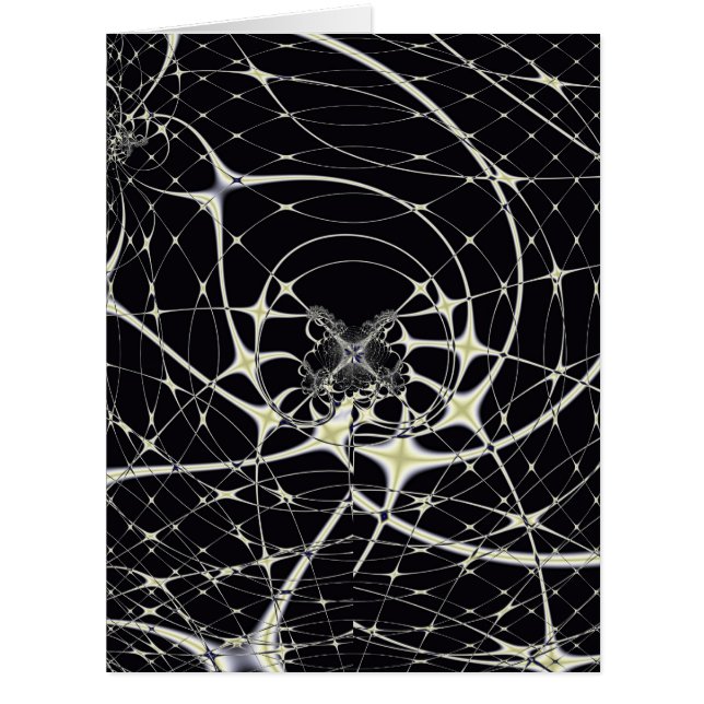 Abstract Art Golden Spiderweb (Front)