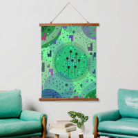 Abstract Art: Green Kiwi Fruit