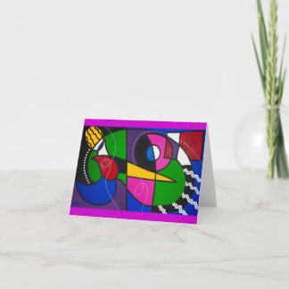Abstract Art Greeting Card