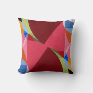Abstract art in color, by Joseph Schillinger Cushion