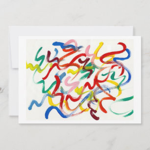 Abstract Art Invitation