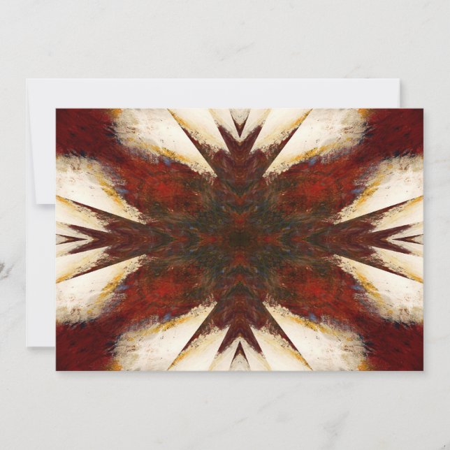 Abstract Art Invitations (Front)