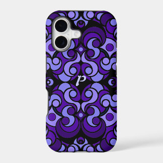 Abstract Art iPad Case in Purple
