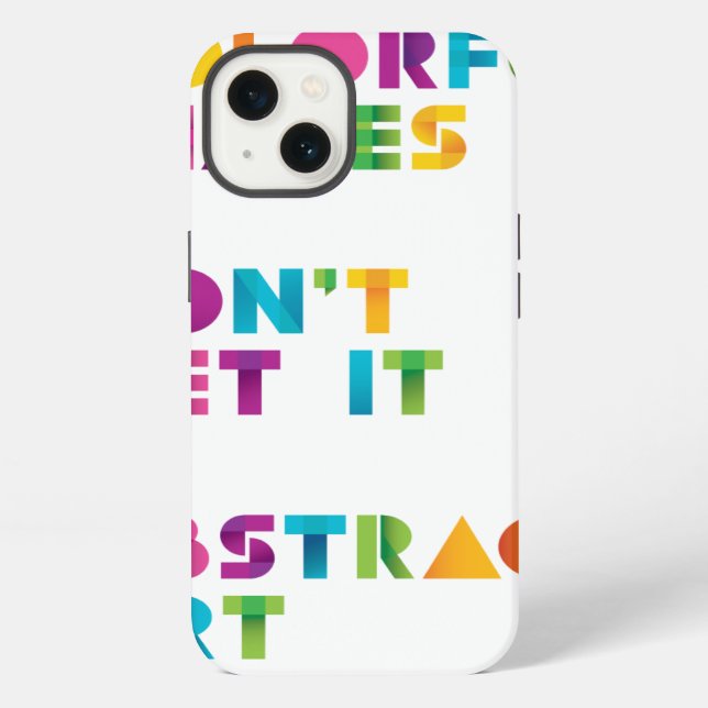 Abstract Art iPhone Case (Back)