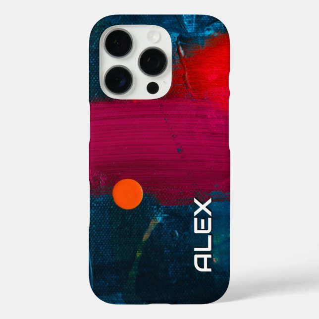 Abstract Art iPhone Case (Back)