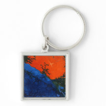 Abstract Art Key Chain