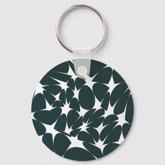 Abstract Art Key Ring (Front)