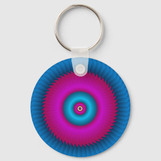 ABSTRACT ART KEY RING