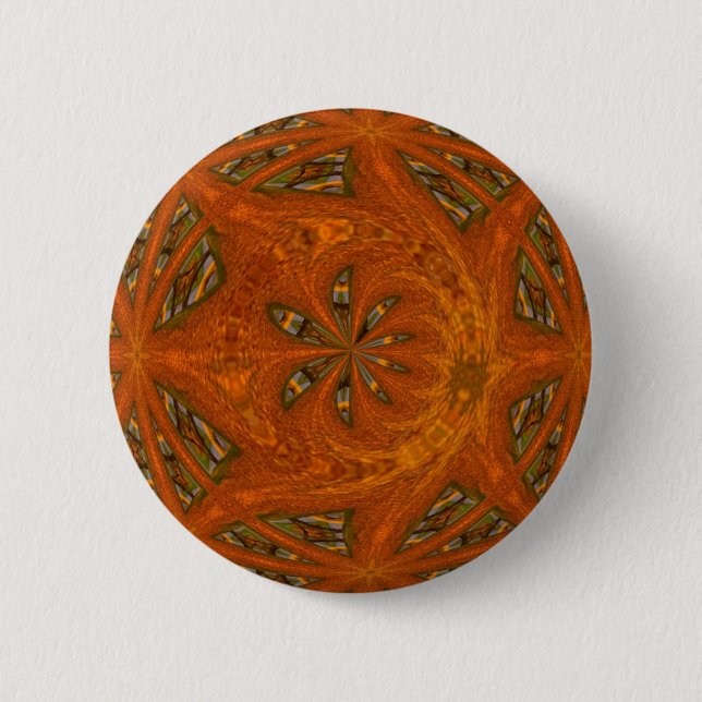 Abstract Art Labyrinth 6 Cm Round Badge (Front)