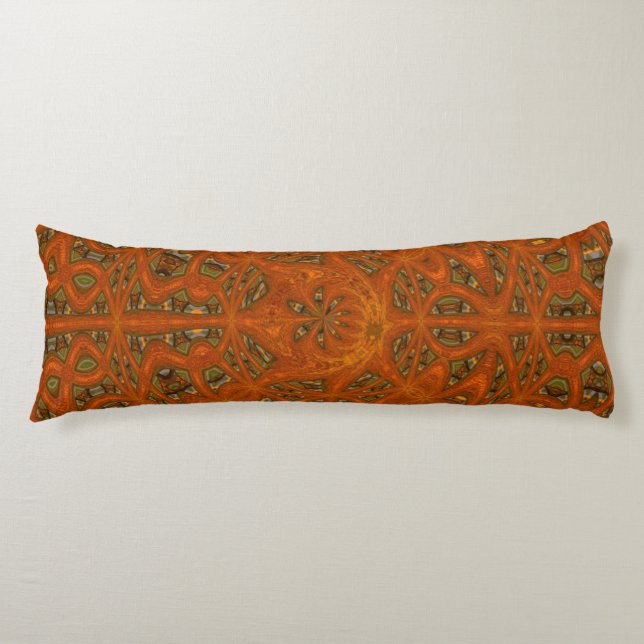 Abstract Art Labyrinth Body Cushion (Front)