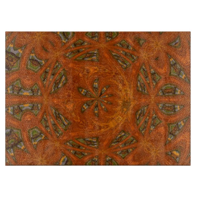 Abstract Art Labyrinth Cutting Board (Front)