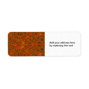 Abstract Art Labyrinth Return Address Label