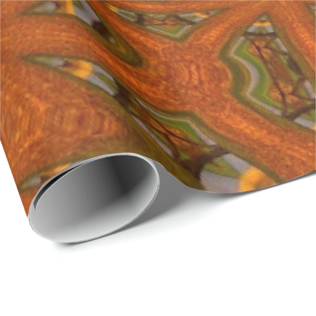 Abstract Art Labyrinth Wrapping Paper (Roll Corner)