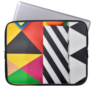 Abstract art laptop sleeve