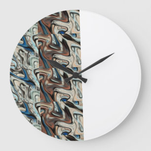 Abstract Art Large Clock