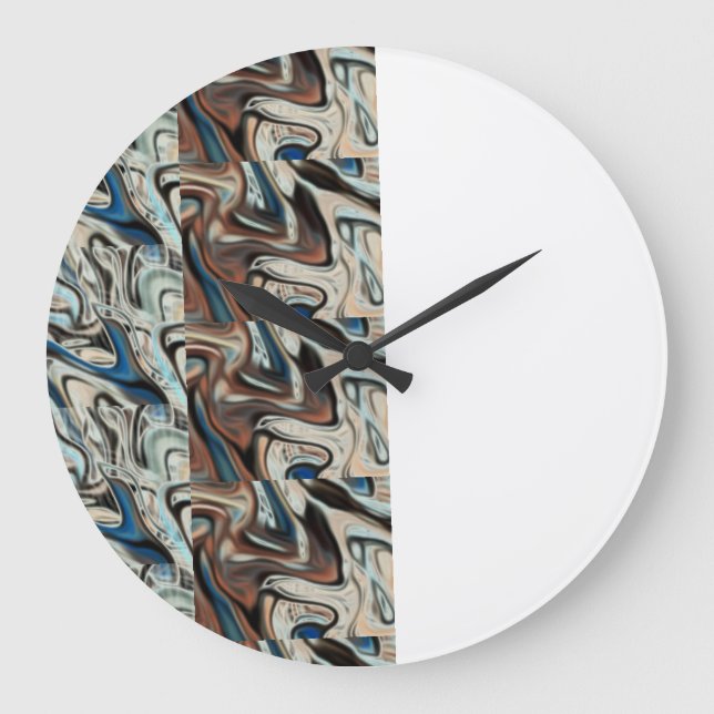 Abstract Art Large Clock (Front)