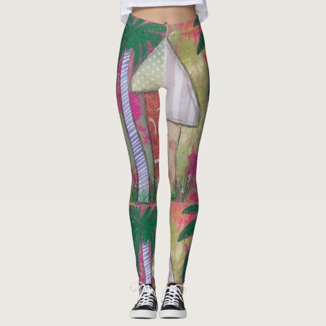 Abstract Art  Leggings (Front)