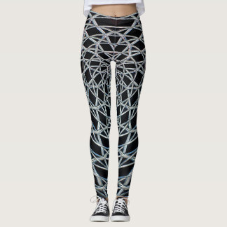 Abstract Art Leggings with bold pattern.